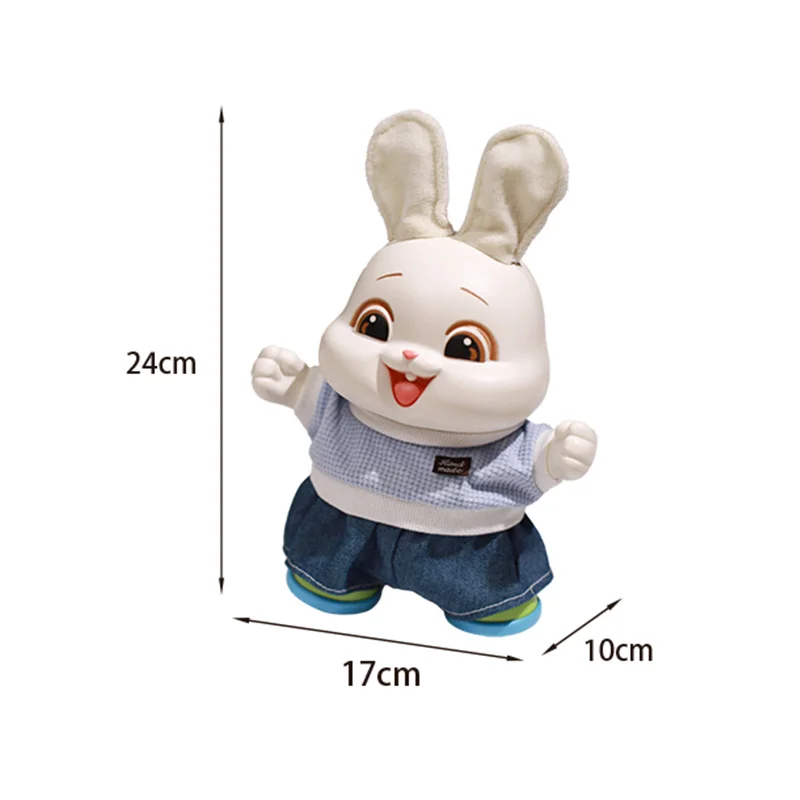 걷는 토끼 애완 동물 어린이 춤은 크롤링을 장려합니다. 3 년 동안 사운드 대화 형 장난감이 있습니다. 어린이 생일 선물