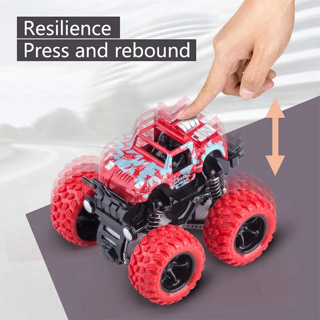 Coche de juguete de rotación inercial para niños, vehículo todoterreno de tracción en las cuatro ruedas, SUV, coche de carreras - Imagen 2