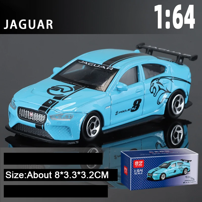 Metal Slide Forward Supercar Toy Collection - Range Rover, Jaguar, and Hustler Cars