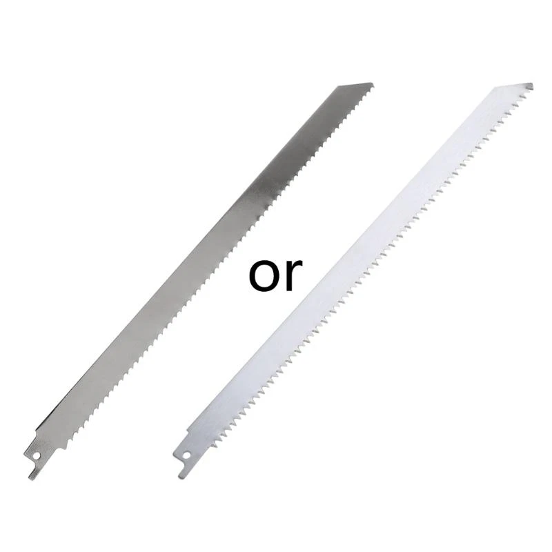 1PC Stainless Steel 300mm Reciprocating Power Saw Blade Fine Tooth Effective Cutting Wood Woodworking Tool Accessories