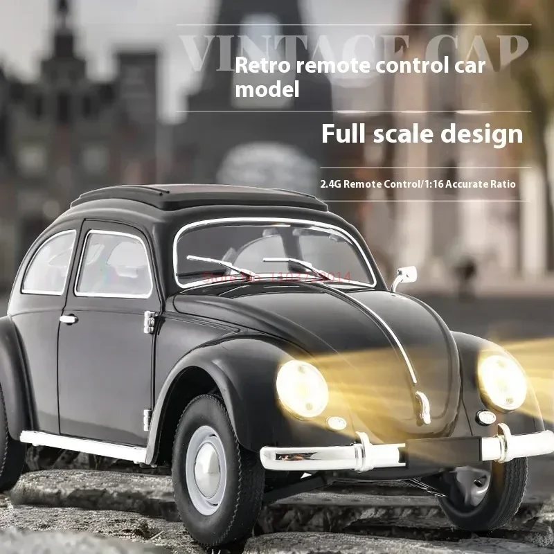 Wpl 1/16 Rc Car D62mini For Vw Beetle Hardtop Sedan Model 1949-1963 Carremote Control Rc Climbing Car Toy 3