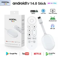 Global Version Android 14.0 Mortal TV Stick Q2 Ultra BT5.X WIFI6 Streaming Wireless HDMI Multi-language Rockchip 3518 TV Dongle