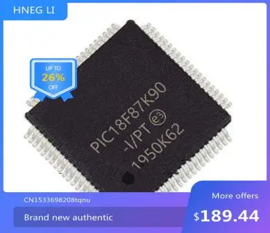 10PCS Free shipping PIC18F87K90-I/PT PIC18F87K90 QFP80
