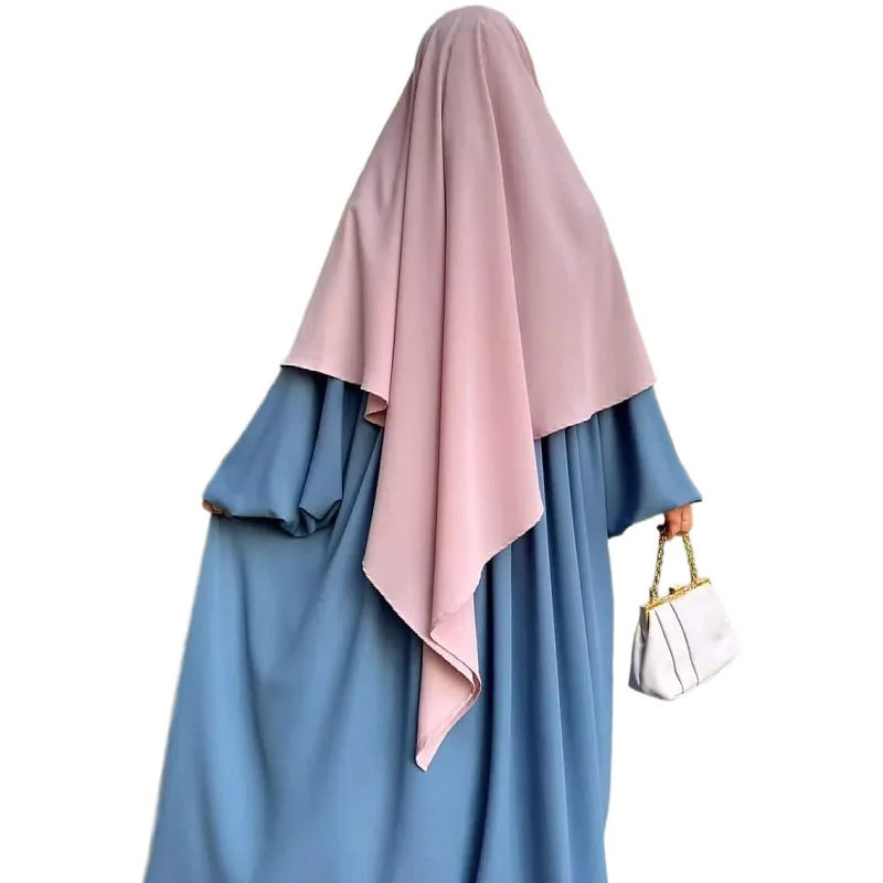 Dubai Turkish Turban Solid Muslim Women khimar Wrap Malaysia Shawls Scarves Moroccan Hijabs 15 colors Eid