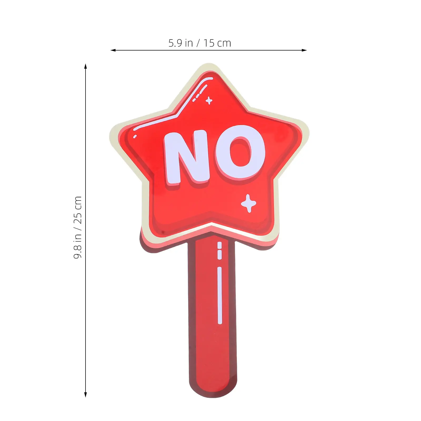 2개 교실용 투표 패들 양면형 예/응답 흰색 휴대용 평가판 인터랙티브 답변판 투표 게임