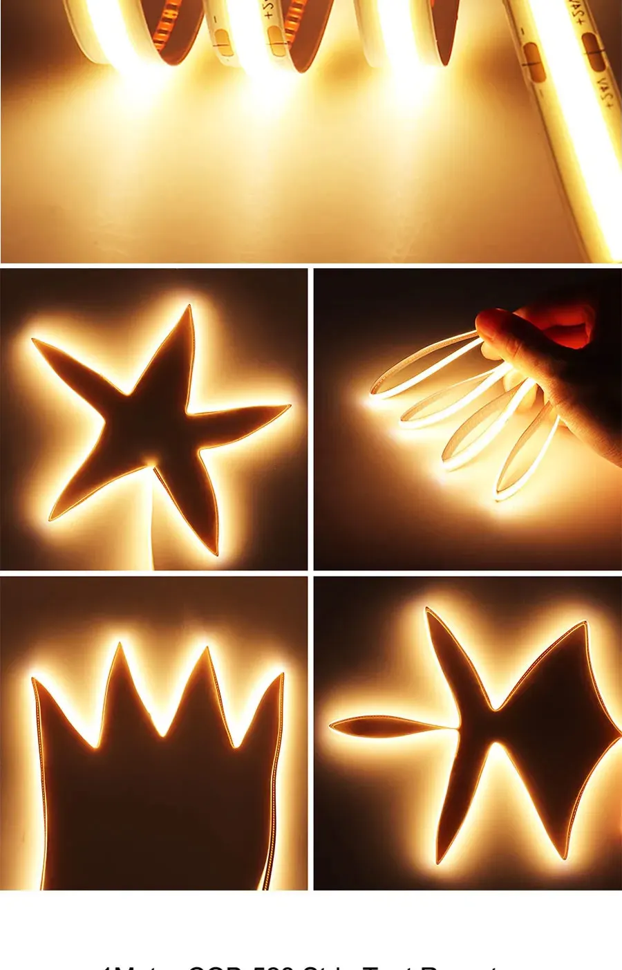 5m 10m Flexible 12V 24V LED COB Strip Light Bar Sa0883d46db854a9da266fa4e51cf47b9J
