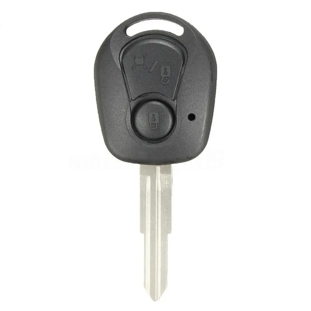 Remote Key Case Blade 2Button Uncut Fob Shell for Actyon Ssangyong Kyron Rexton key case key case cover car key shell remote control case cover