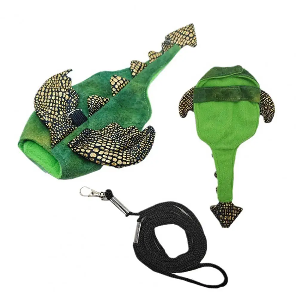 

Funny Pet Costume Pet Costume Adorable Costume Funny Dragon T-shirt Vest for Pet Lizards Adjustable Breathable Stylish Small