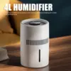 Air Purifier and Humidifier Humidifier Versatile Efficient Purification 4L Water  Quiet Running 2 in 1 5W for Home 3