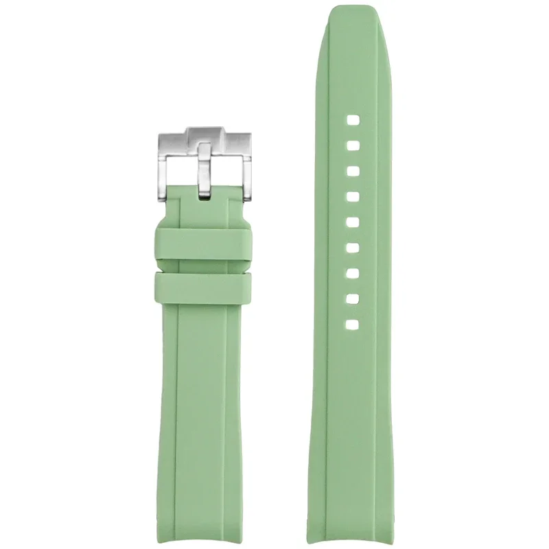 High Tensile Silicone Strap with Universal Curved End and Butterfly Buckle
