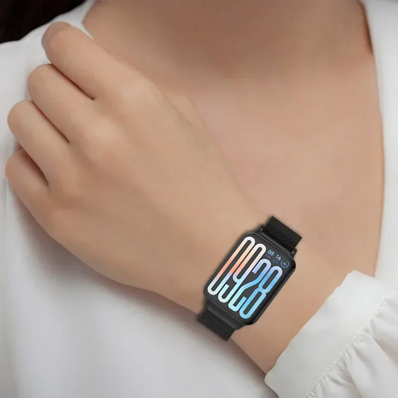 Milanese Loop Metal Magnetic Watch Strap - Premium Smartwatch Bracelet Accessory