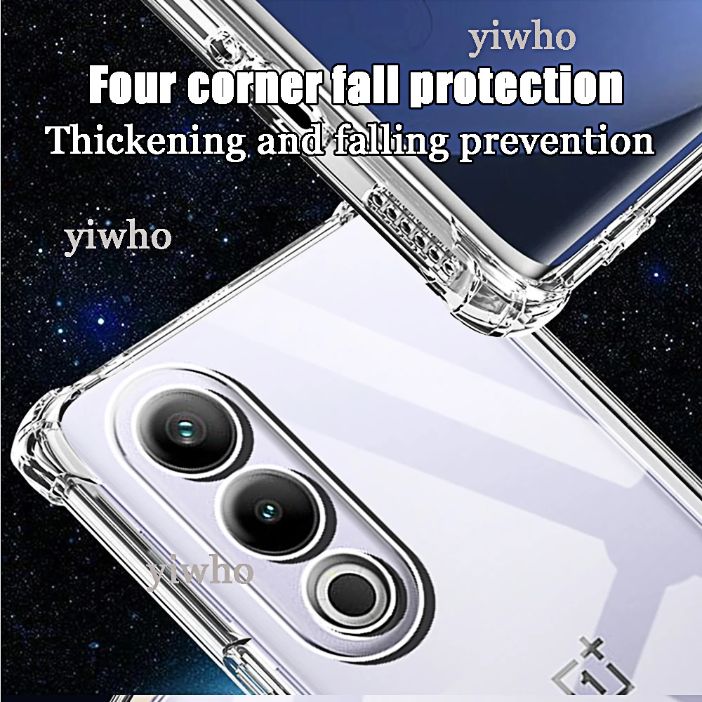 Shockproof Transparent Clear Soft TPU Back Protective Phone Case