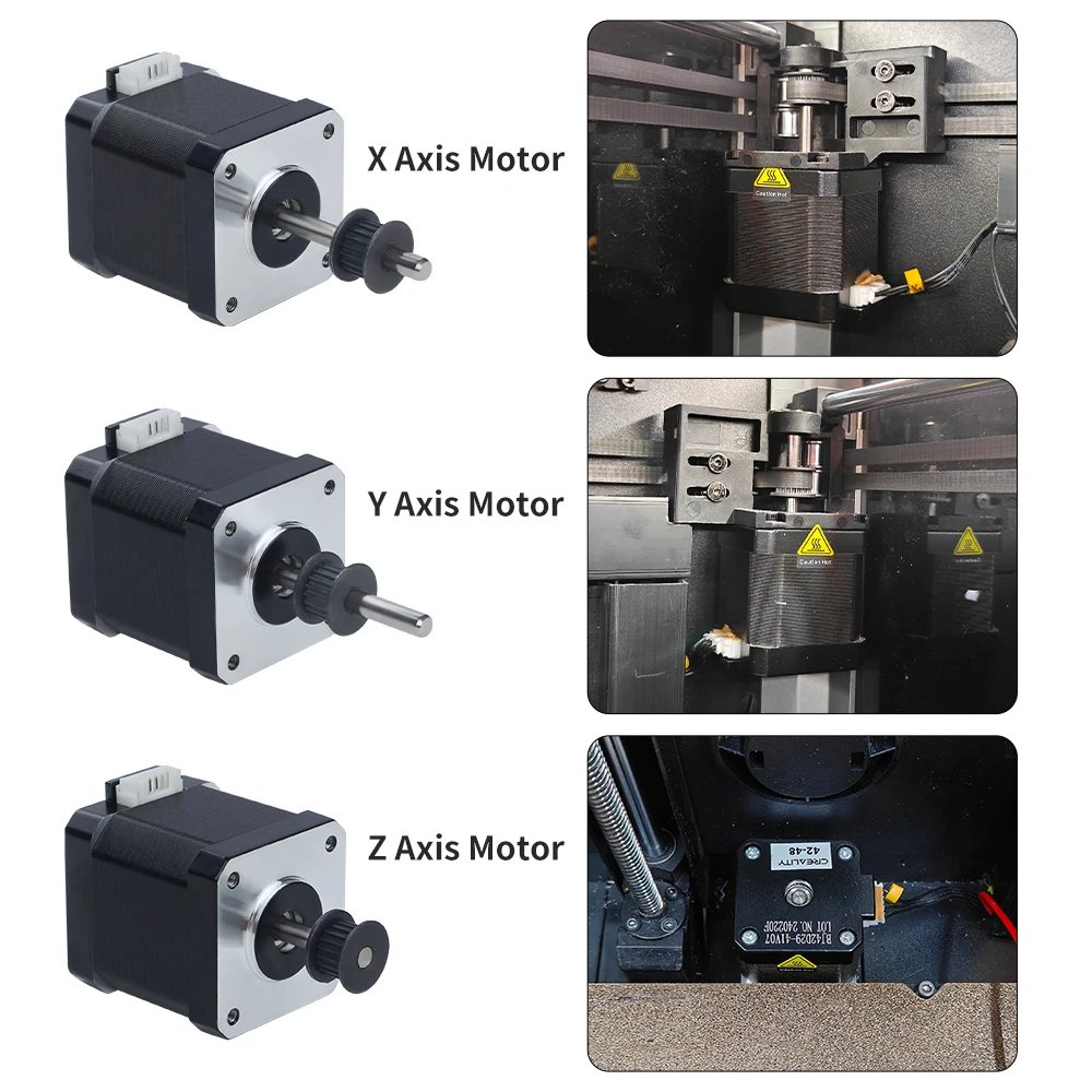 シ*ン様 CREALITY K1MAX Creality K1 MAX 3d プリンタ XYZ 軸モーター小さなギア付き高精度