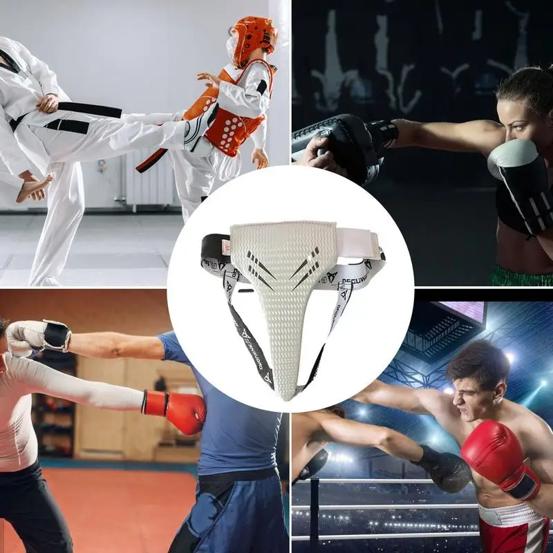 Groin Protector Groin Cup Groin Guard Crotch Protector for Taekwondo Boxing