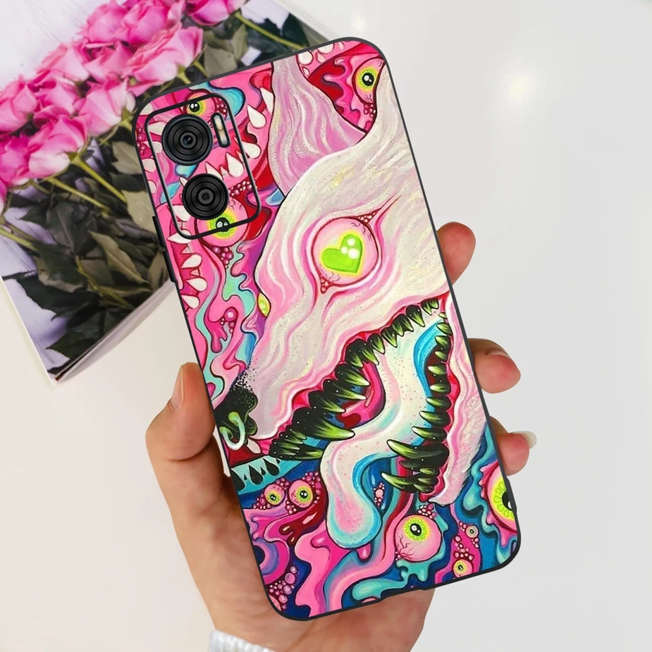 Stylish Painted Silicone Phone Case - New Fashion Design