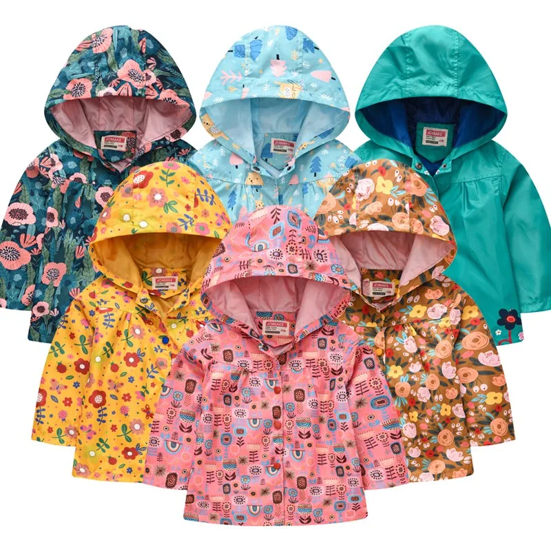 Kehen Little Boys & Girls Hooded Windproof Jacket Light Windbreaker Spring Autumn Dinosaur Cardigan Outwear Coat 