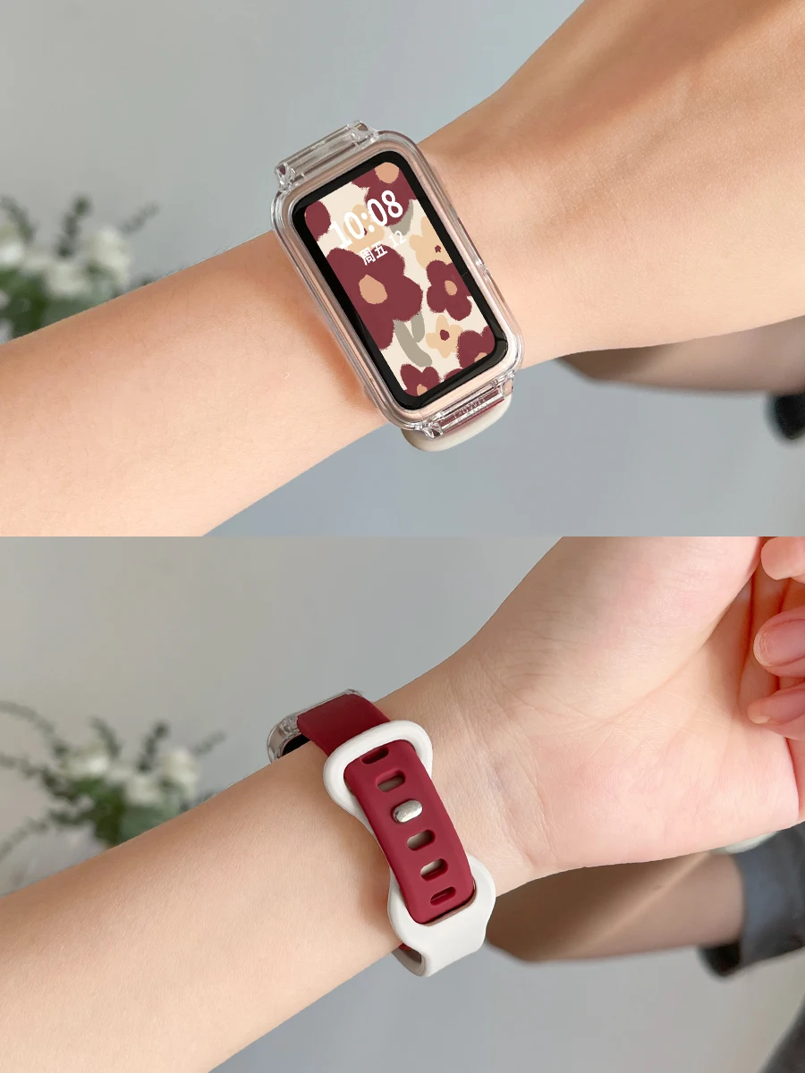 حافظة + حزام لهاتف هواوي باند 10/9/8 ملحقات رياضية...