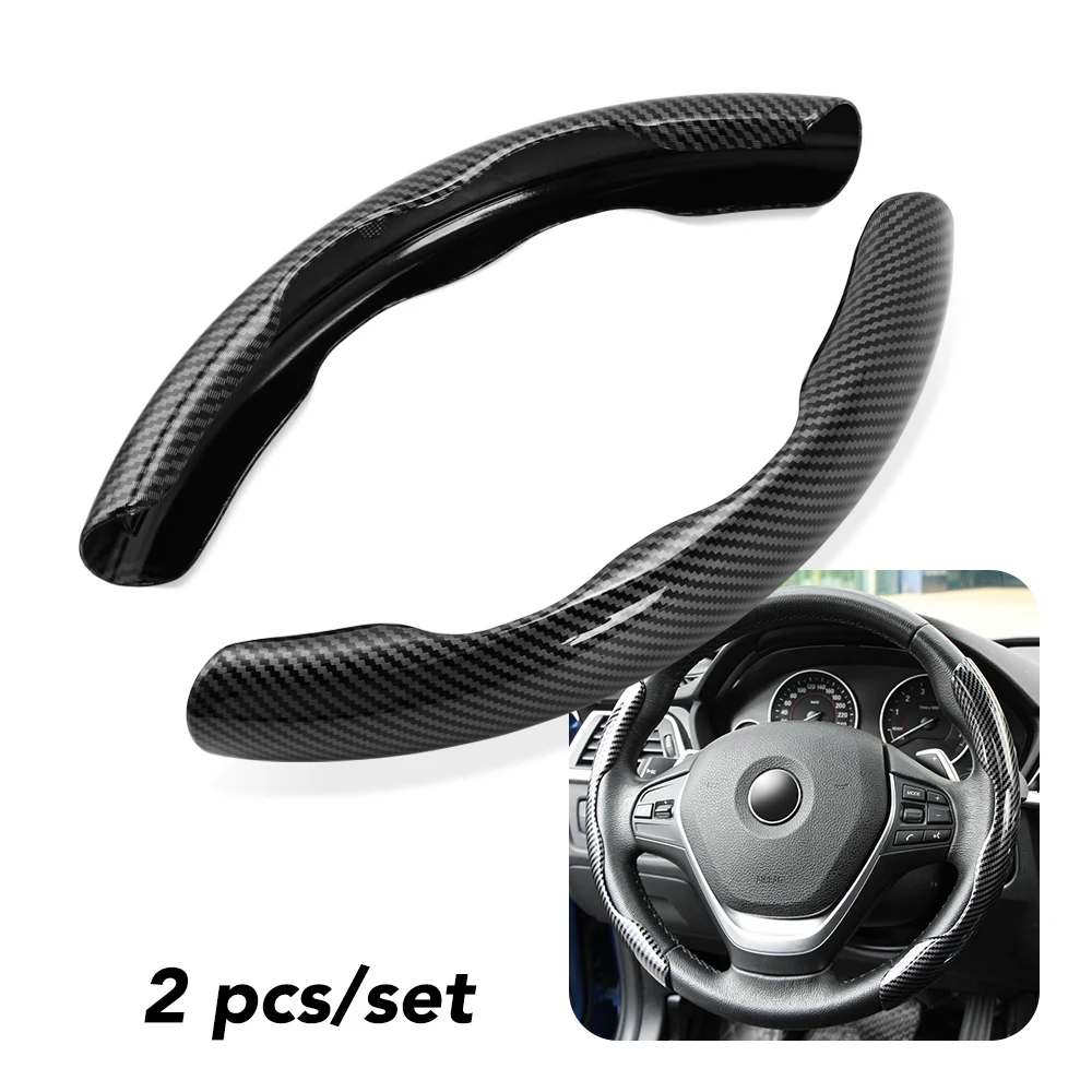 Carbon Fiber Car Steering Wheel Cover For Nissan Qashqai Micra Juke XTrail Navara Note Tiida