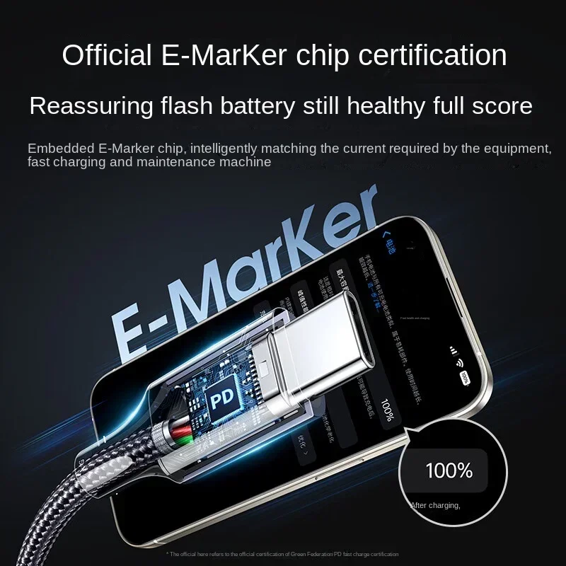 UGREEN Car Spring USB-C to USB-C 100W PD Fast Charging Cable