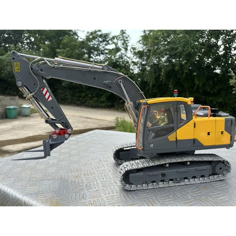 더블 이글 RC 굴삭기 금속 포크, E111, E010, EC160 유압 스크류 굴삭기 업그레이드 액세서리, 수정 부품 포크
