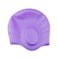 Adults High Elastic Swimming Caps Men Women Waterproof Swimming Pool Cap Protect Ears Long Hair Large Silicone Diving Swim Hat 1