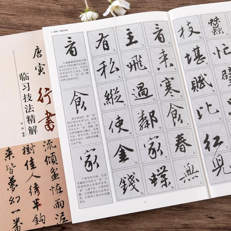 Chinesisches Kalligraphie-Kopierbuch Ouyang Xun Zhao Mengfu Running Regular Script Copy Book Adult Student Calligraphy Copying Tutorial – Detail 14