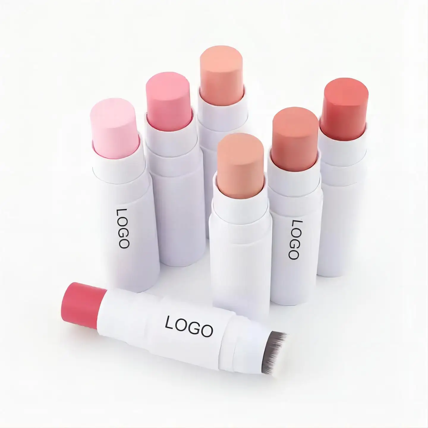

Vegan Blush Stick Private Label Face Makeup Contour Pen Waterproof Blusher Peach Pink Cosmetics Wholesale Bulk for Business