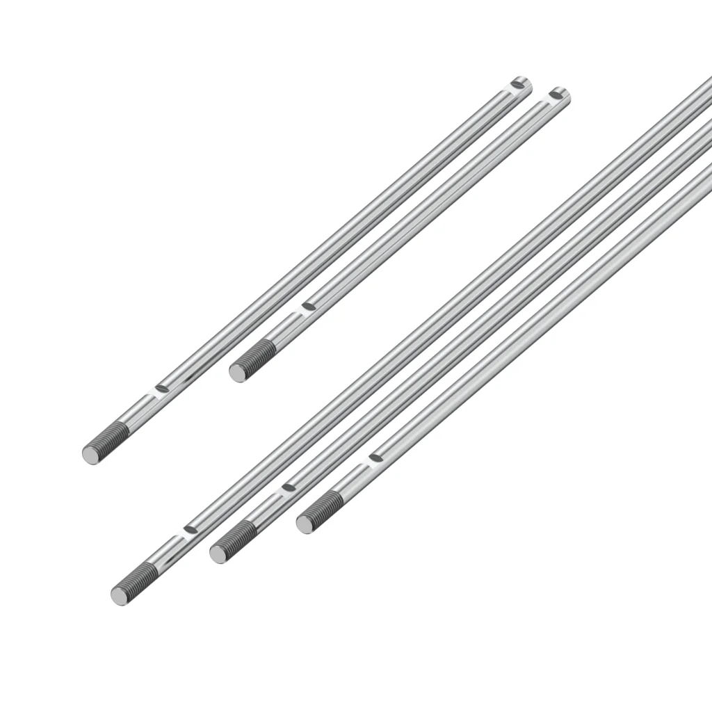 Arbre marin 5mm pour bateau RC avec hélice montée, axe d'hélice flexible en acier inoxydable