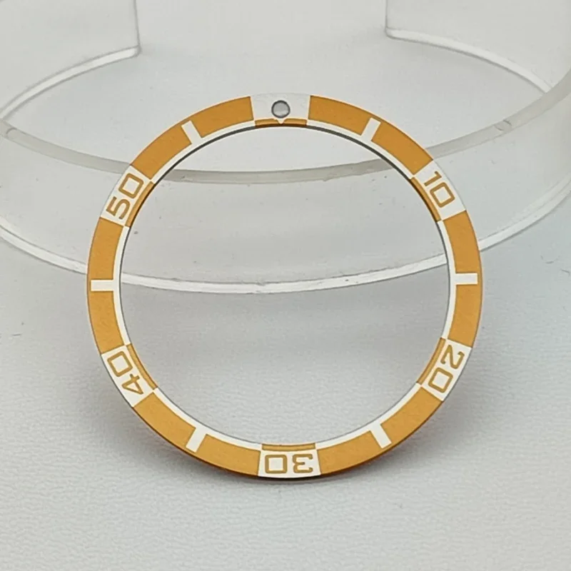 Flat Aluminum Watch Bezel Insert - 38x31.5mm