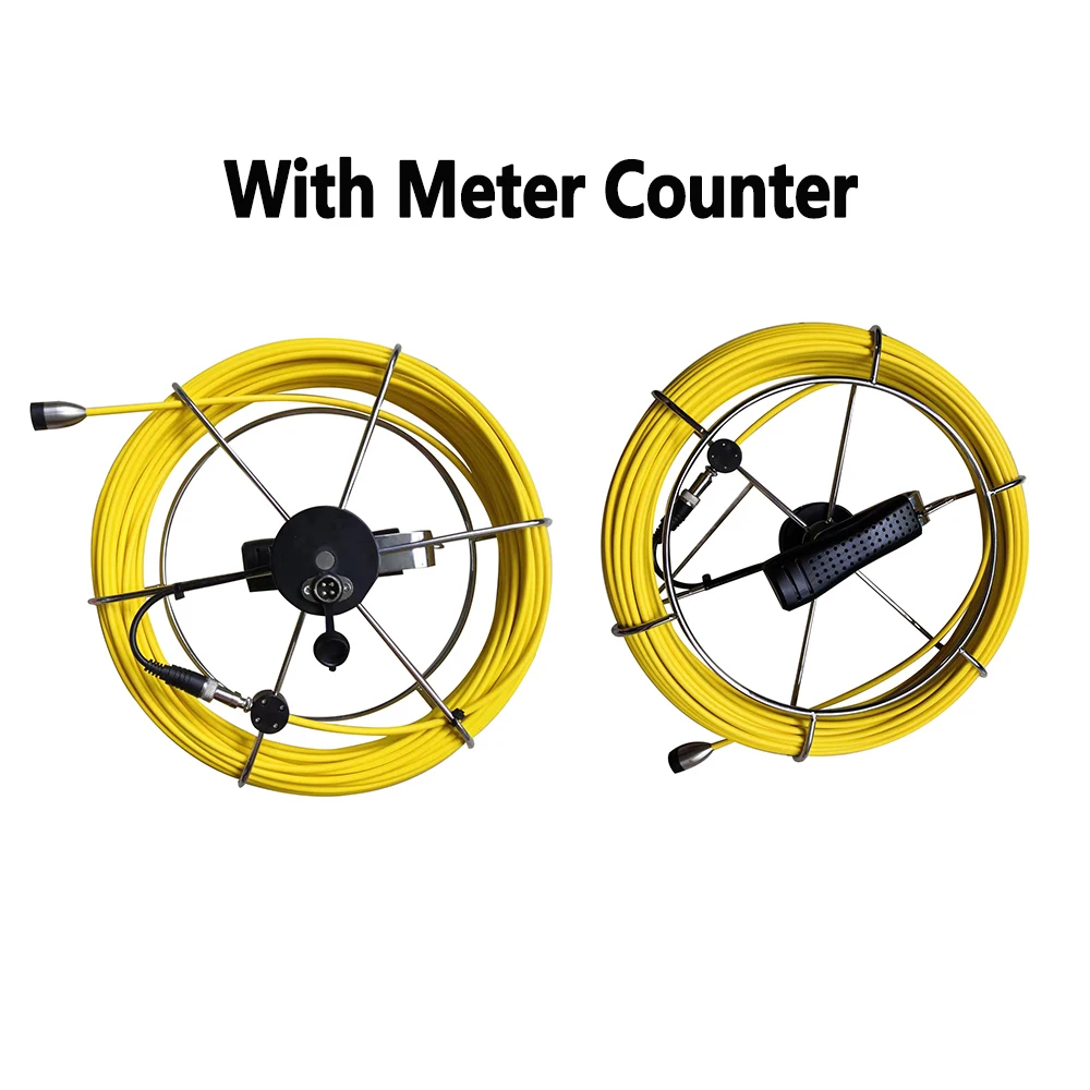 Cable Reel With Meter Counter Diameter 5.2mm For Sewer Drain Pipe Inspection Endoscope Camera,TIMUKJ