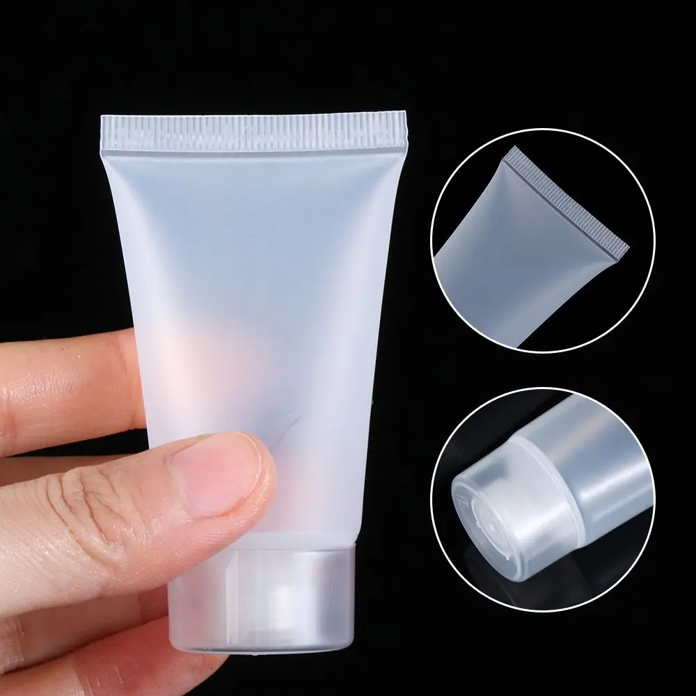 2PCS Makeup Tool Squeeze Containers Travel Size Lotion Packing Shampoo Holder Cream Tube Refillable Bottle