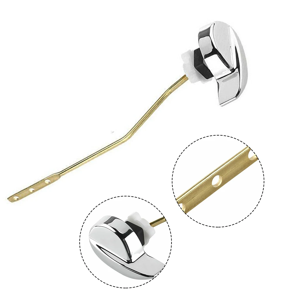 Description Picture 4 of item1PC Toilet Lever Handle Easy Use Side Mount Toilet Flush Lever Handle Angle For TOTO Toilet Plumbing Fixtures