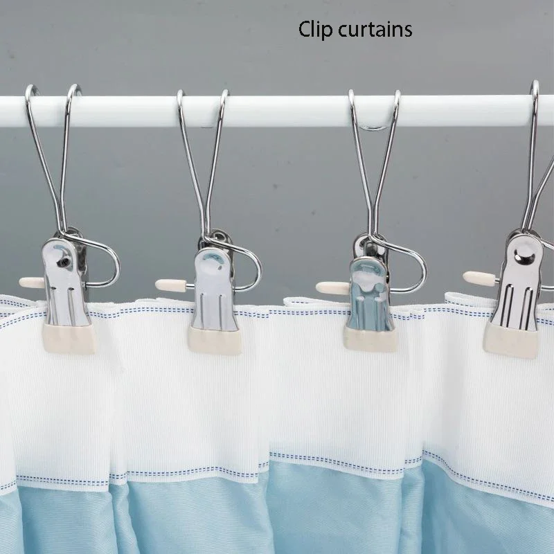 Stainless Steel Clip Space-Saving Hanger Clothespins Hat Pants Storage Multifunctional Clips for Clothes Clothes Organizer