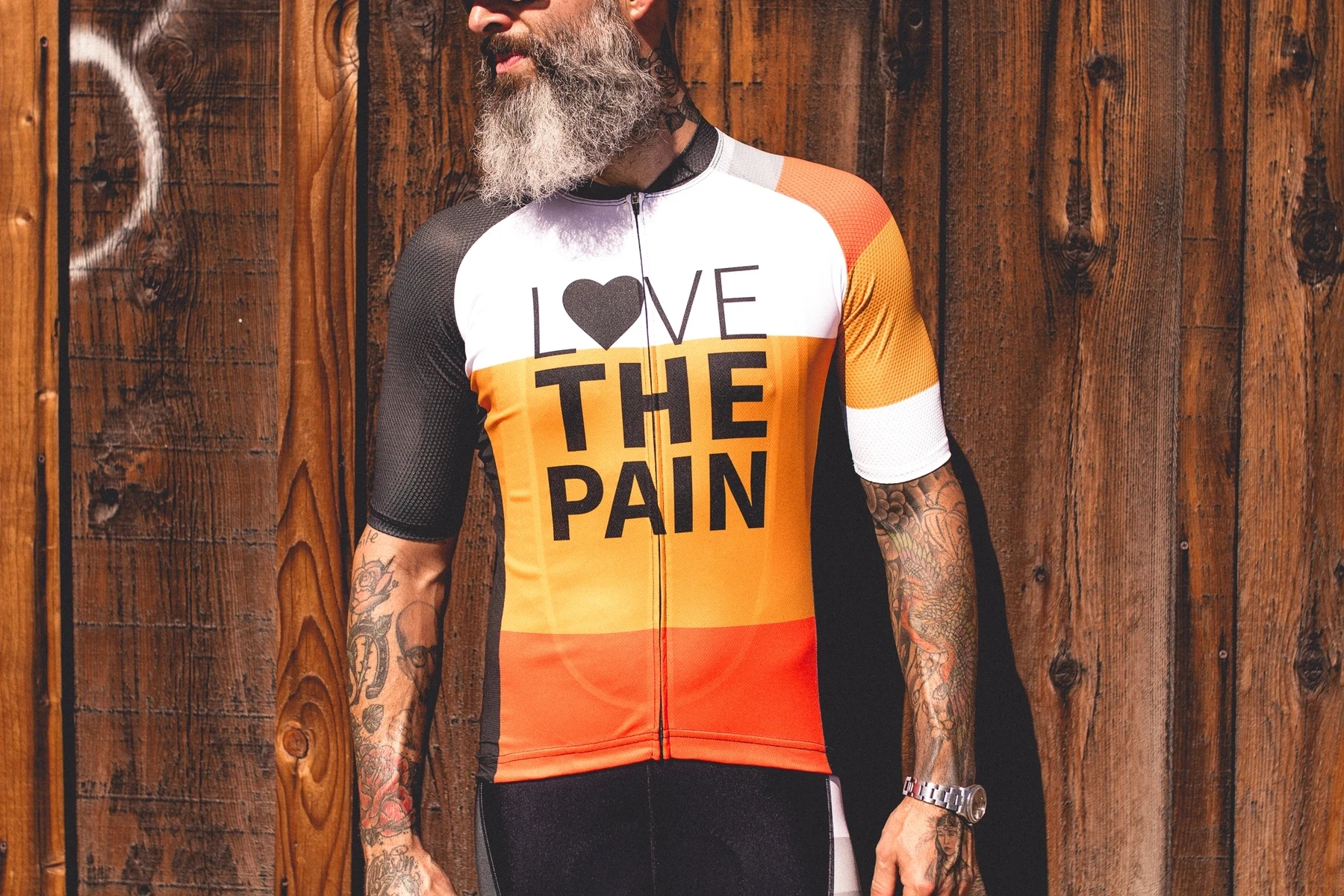 thumbnail image 1 of Maillot de ciclismo para hombre Love The Pain, camisetas de manga corta Aero Race Classic, camisetas de motocross, descenso, Mtb, maillot ciclismo, 1 of 5