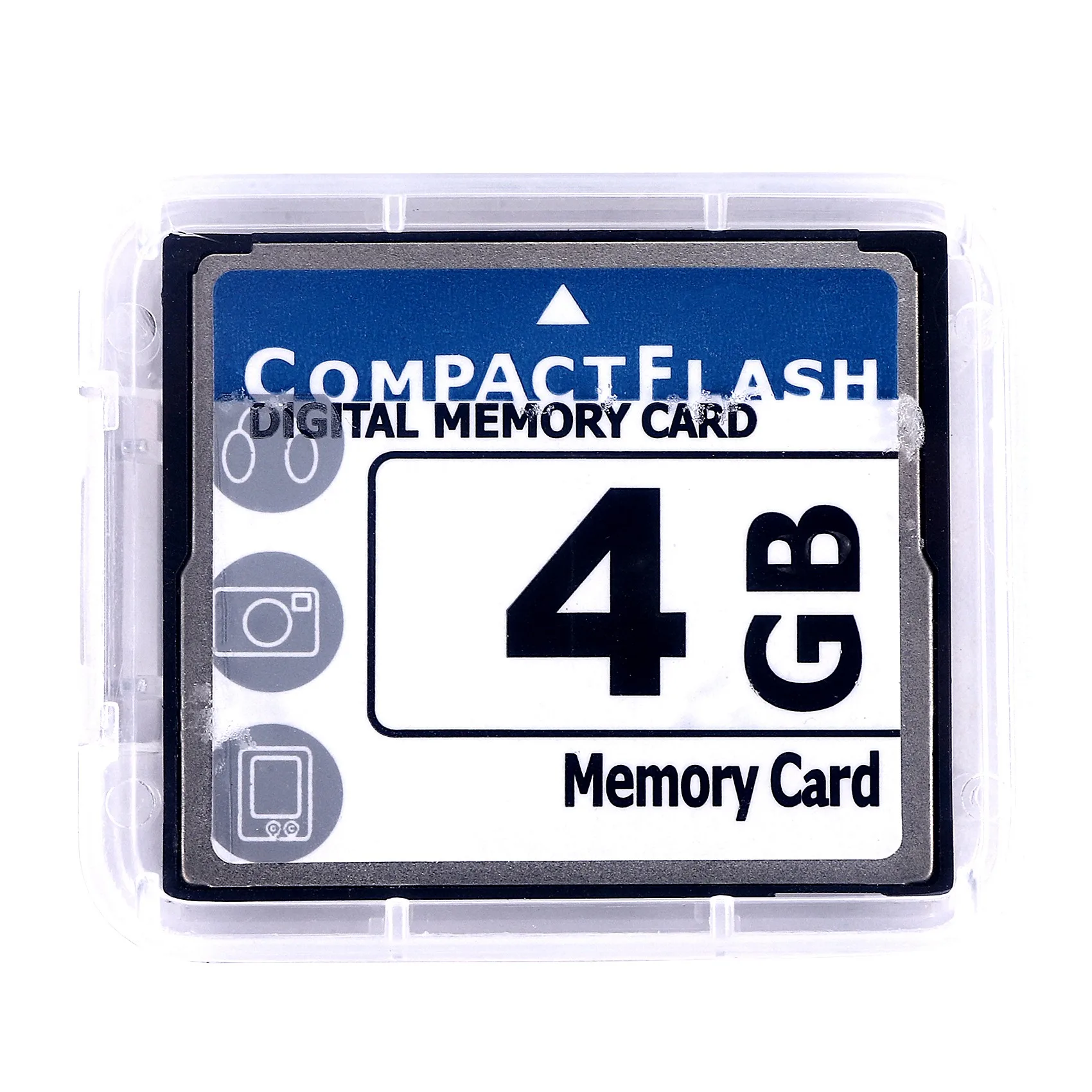 ZIZI Professional 4GB 컴팩트 플래시 메모리 카드(화이트&블루)