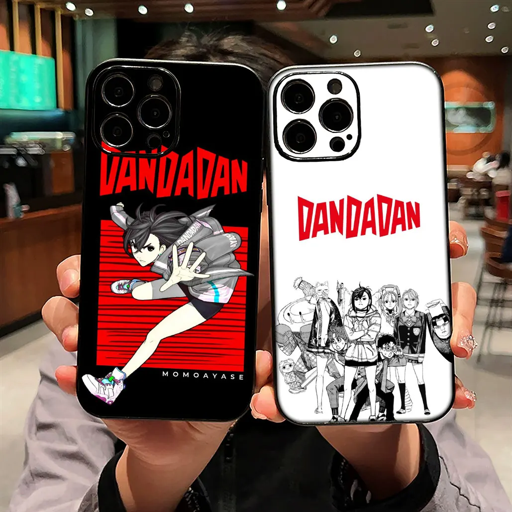 Stylish Protective Coque Cover with Dandadan Momo Okarun Design