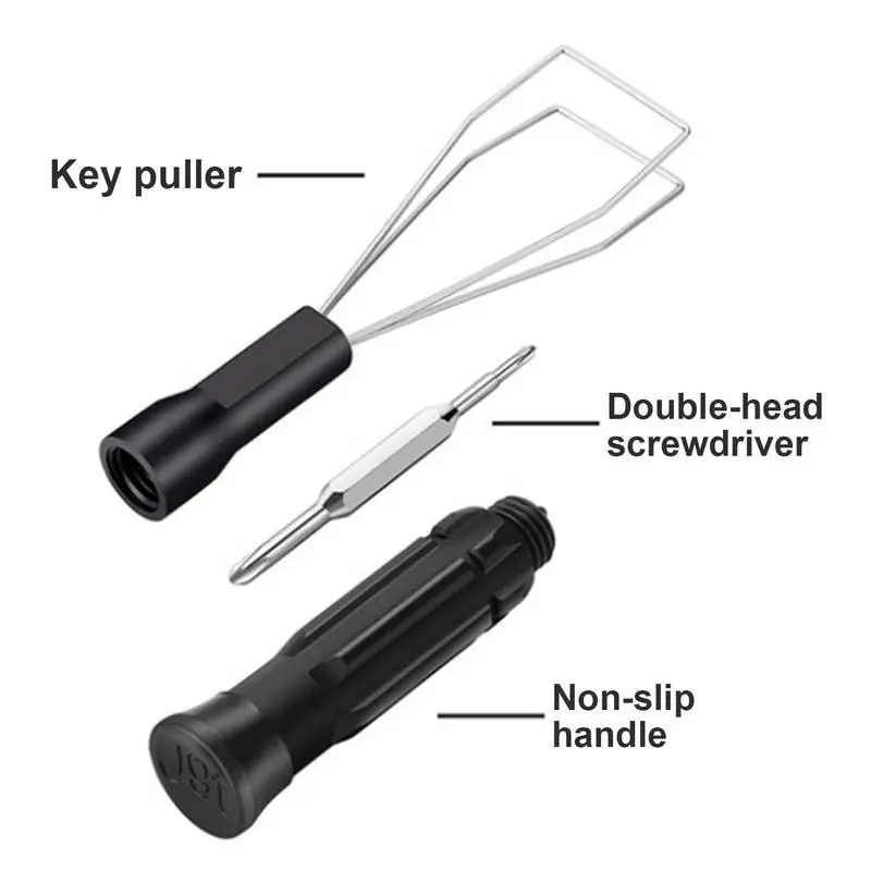 2 in 1 Keyboard Key Keycap Puller Universal Mechanical Keyboard Key Caps Removal Tool Portable Metal Phillips Screwdriver 5