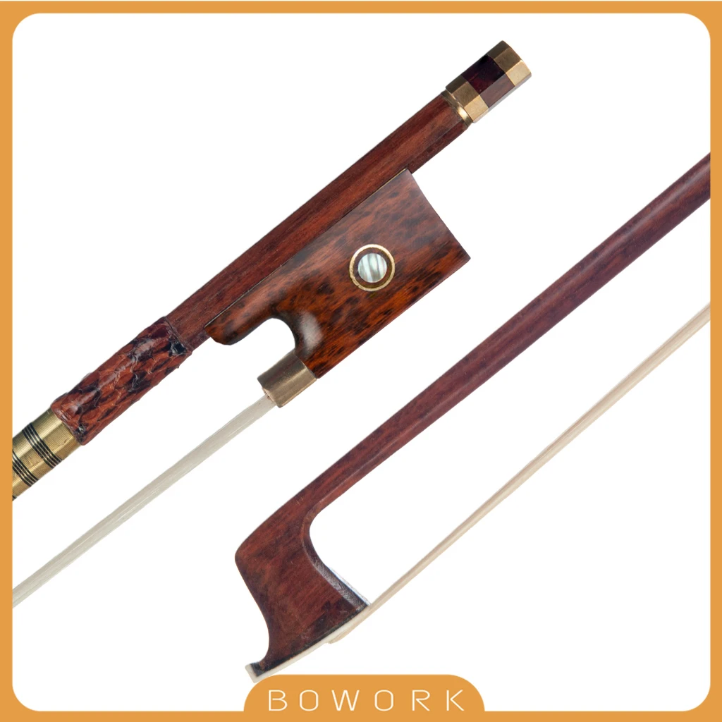 44PernambucoWoodViolinBowSnakewoodFrogParisEyeGoodBalance