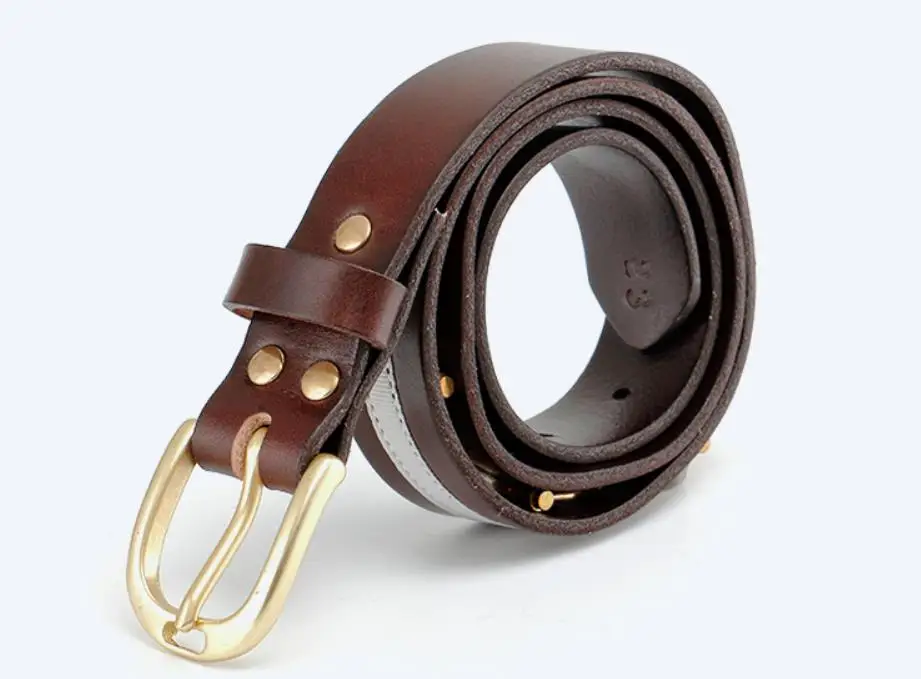 

Horse Equestrian Riding Belt, cow leather, copper buckle