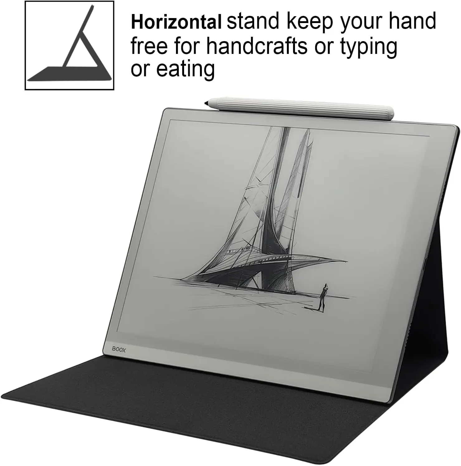 Ultra-Thin Lightweight Magnetic Leather Stand Case