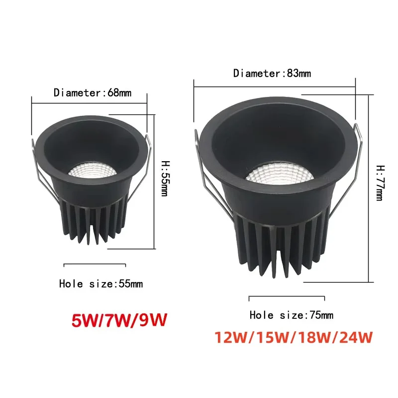 Sleek Adjustable LED Downlight