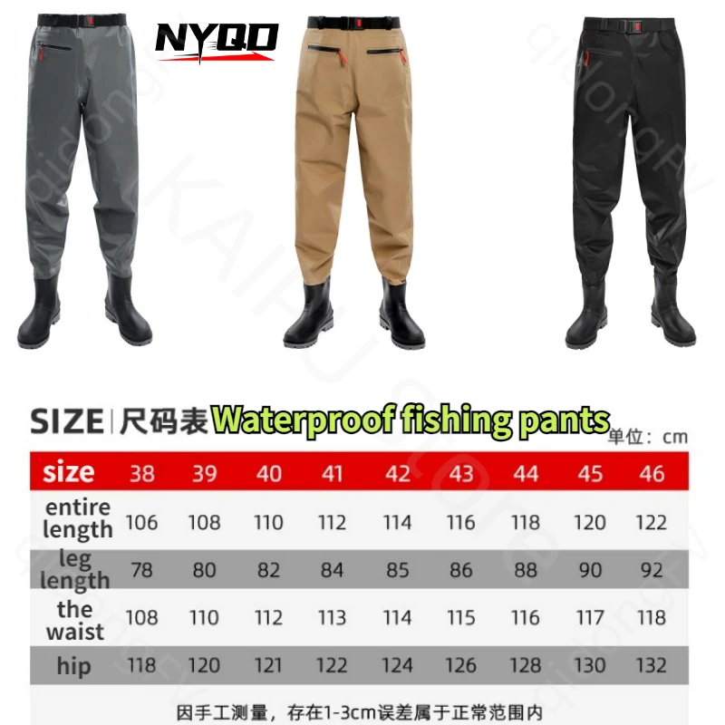 New Waist Length Nylon Thickened Half Body Rice Transplanting Water Wading Pants Fishing Shorts Rain Pants Fishing Suit