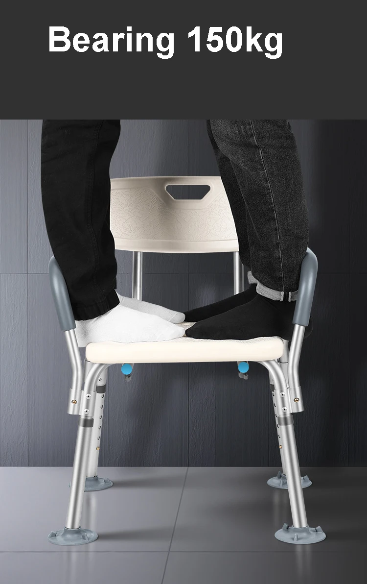 Bathroom And Shower Chair Elderly Folding Bath Chair Furniture Stool Shower Bench Non-slip Bath Chair 6 Gears Height Adjustable 12 Bathroom And Shower Chair Elderly Folding Bath Chair Furniture Stool Shower Bench Non-slip Bath Chair 6 Gears Height Adjustable 6