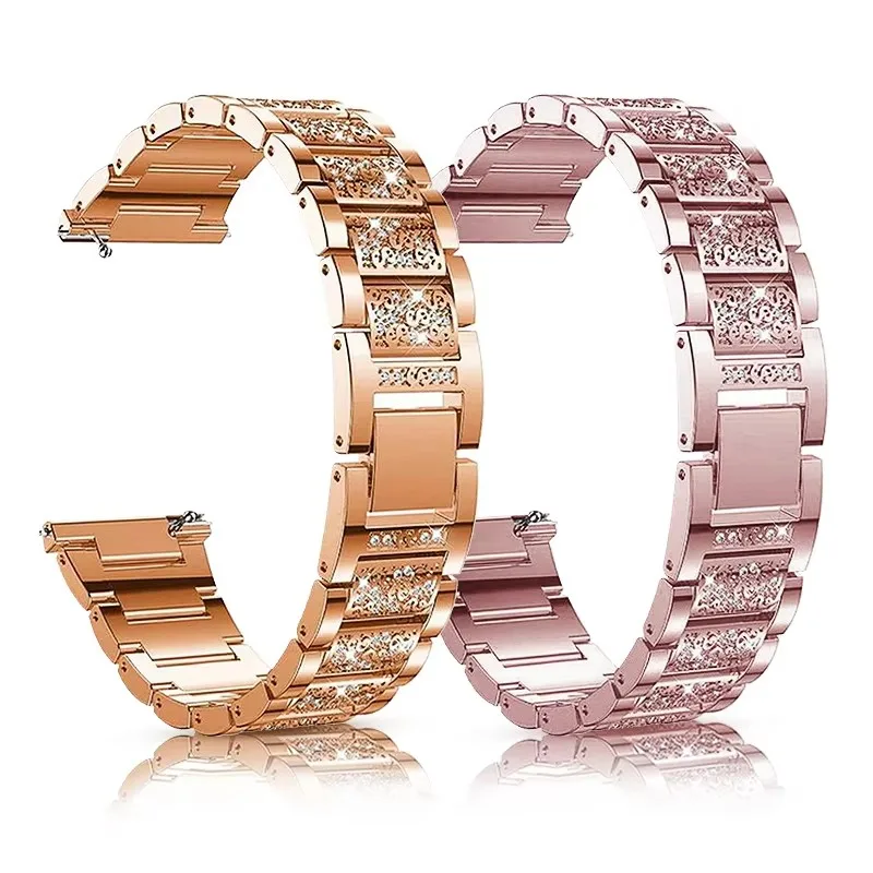 Elegant Women's Smart Watchband, 20mm/22mm, in Classic Design