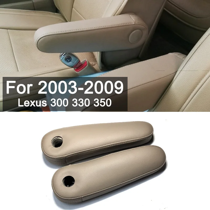 

2Pcs Microfibre Leather Front Seat Armrest Cover For Lexus Rx300 Rx350 Rx400h 2003-2009 Seat Armrest Replacement Armrest Gloves