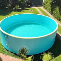 Piscine gonflable commerciale personnalisée, portable, en DWF, pour enfants et adultes, durable, grande piscine gonflable pour l'extérieur 1