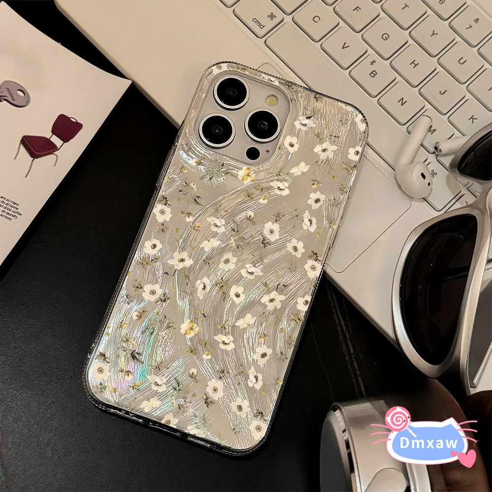 Flower Hard IMD Phone Case Cover