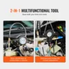 VEVOR 28 pcs Universal Radiator Pressure Tester Kit with Manual Pump and Color-coded Test Caps for Cars Motorcycles Trucks 5