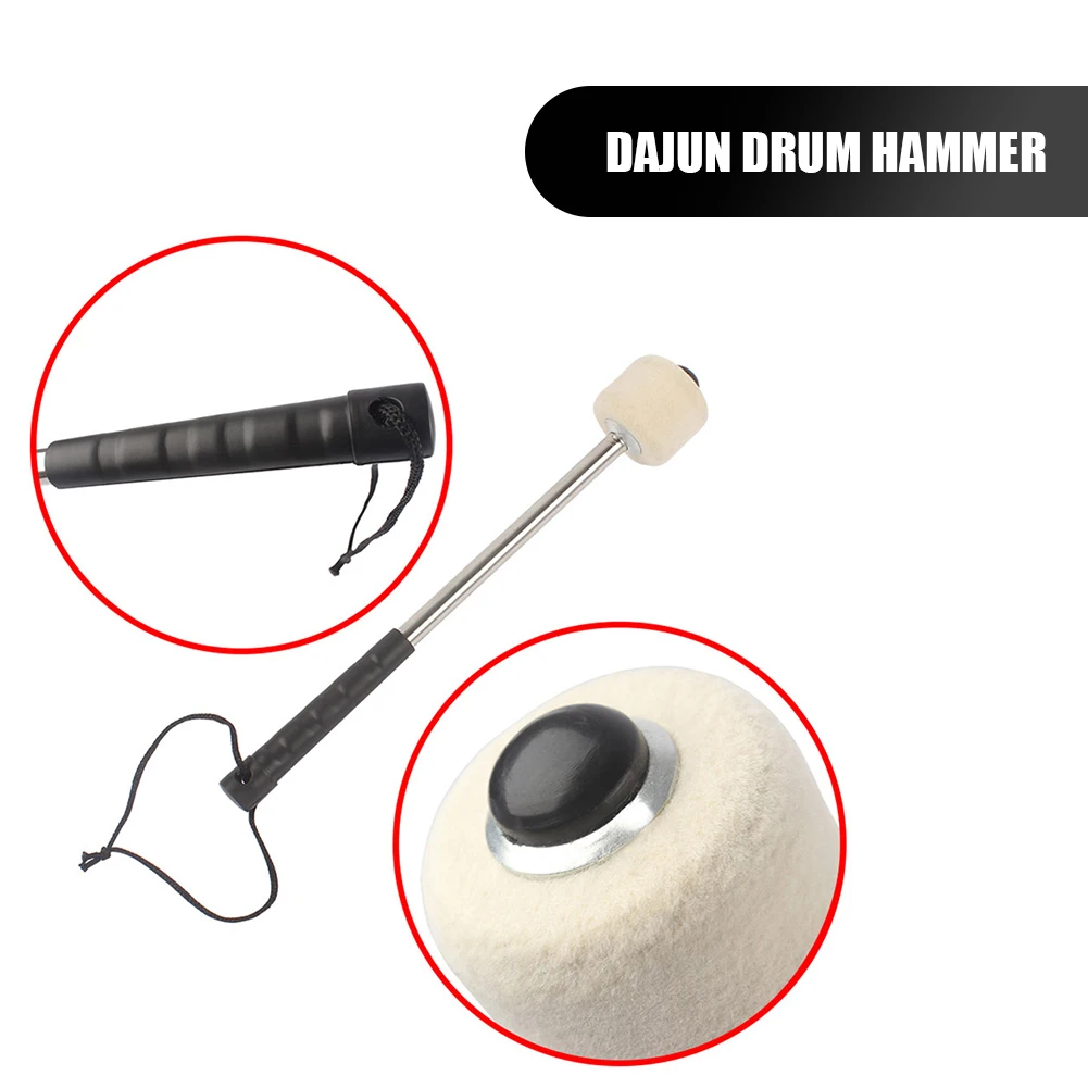 Percussion Mallets Professional Timpani Sticks Felt Head with Hanging Rope Musical Instrument Accessories for Drummers