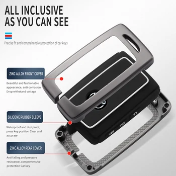 Cover per chiave/telecomando per Mazda 3 Alexa CX5 CX8 CX4 2019 2020 3 pulsanti Smart Remote accessori chiave auto supporto Shell Car-Styling - Cover custodia chiave auto per Mazda 3 Alexa CX5 CX8 CX4 2019 2020 3 pulsanti